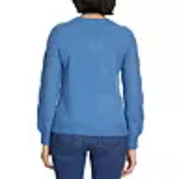 Cute Casual Christian Siriano Ladies Pointelle Sweater - NWT - Picture 3 of 4
